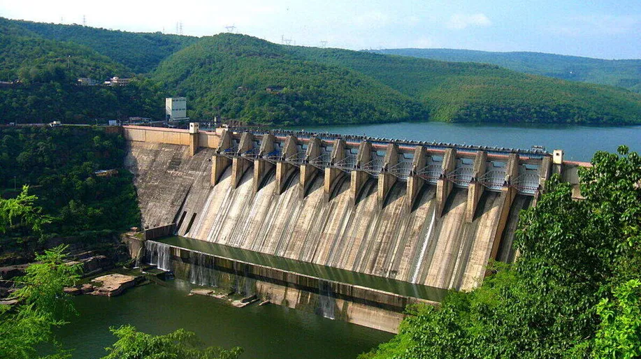 Hydroelectric power station modern